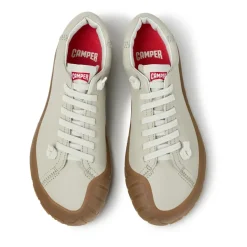 Camper - Zertifikat der Leather Working Group- Schuhmach hellbeige Low-Top-Sneaker