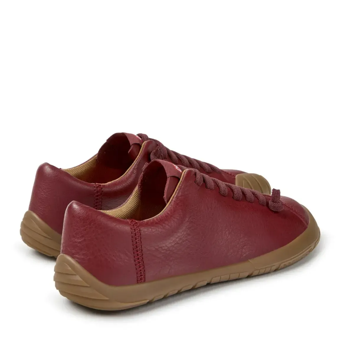 Camper - Zertifikat der Leather Working Group- Schuhmach burgund Low-Top-Sneaker