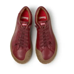 Camper - Zertifikat der Leather Working Group- Schuhmach burgund Low-Top-Sneaker