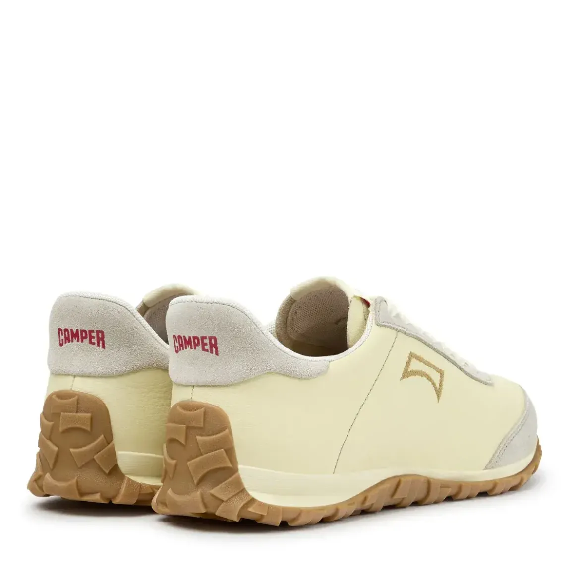Camper - Zertifikat der Leather Working Group- Schuhmach hellbeige Low-Top-Sneaker