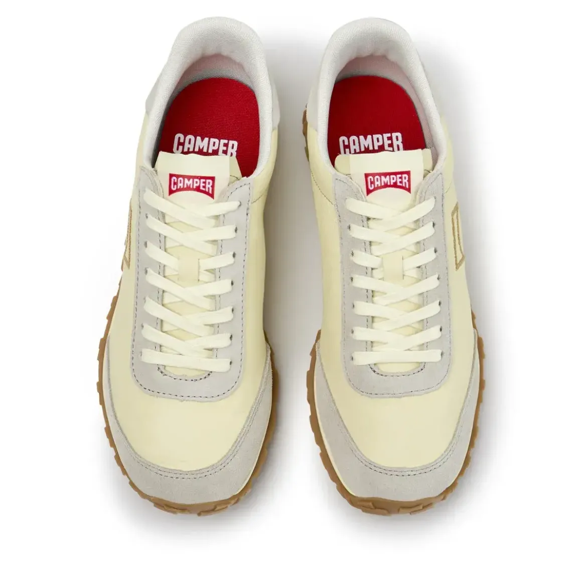 Camper - Zertifikat der Leather Working Group- Schuhmach hellbeige Low-Top-Sneaker