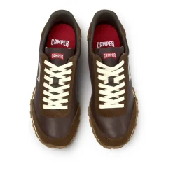 Camper - Zertifikat der Leather Working Group- Schuhmach dunkel-braun Low-Top-Sneaker