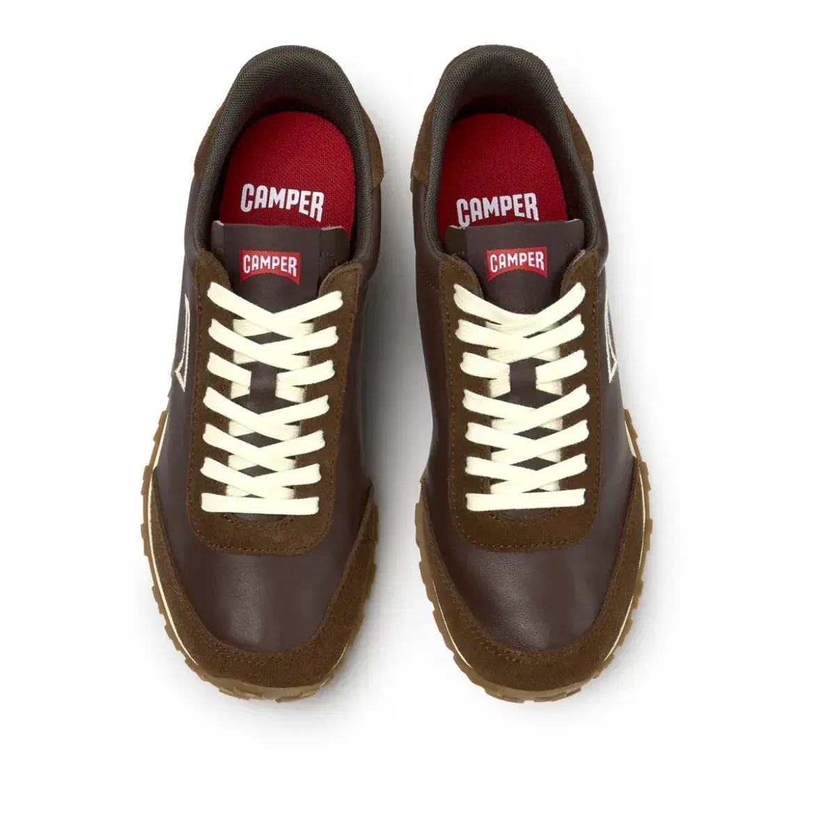 Camper - Zertifikat der Leather Working Group- Schuhmach dunkel-braun Low-Top-Sneaker