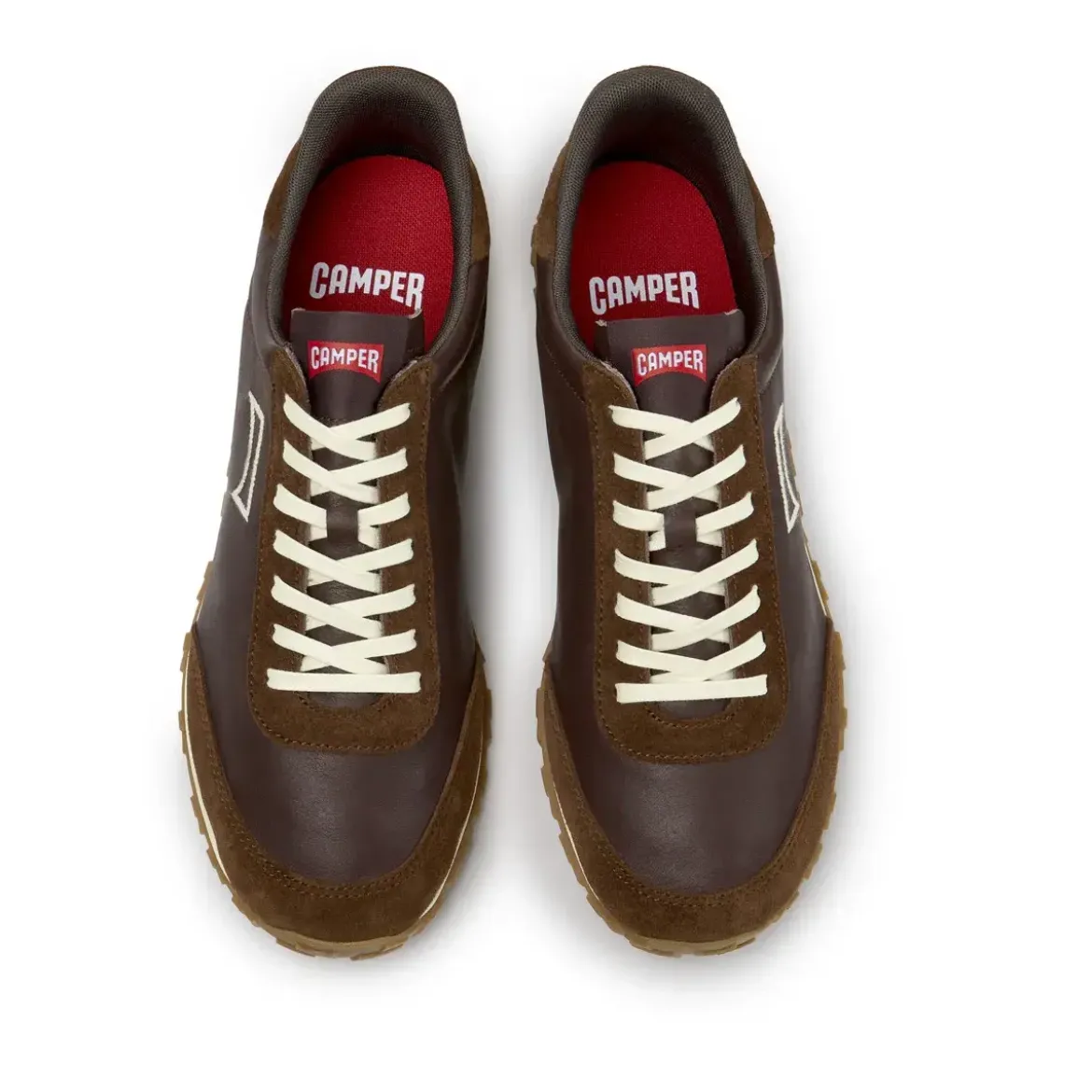 Camper - Zertifikat der Leather Working Group- Schuhmach dunkel-braun Low-Top-Sneaker