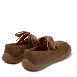 Camper - Zertifikat der Leather Working Group- Schuhmach mittel-braun Ballerinas