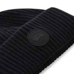 Canada Goose Mütze aus Kaschmir schwarz Wollmütze