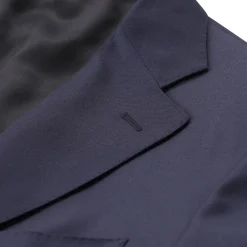 Canali Anzug aus Wolle blau Hosenanzug
