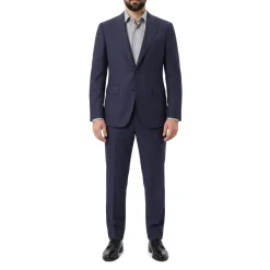 Canali Anzug aus Wolle blau Hosenanzug