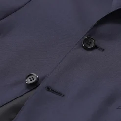 Canali Anzug aus Wolle blau Hosenanzug