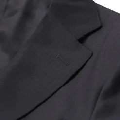 Canali Anzug aus Wolle schwarz Hosenanzug
