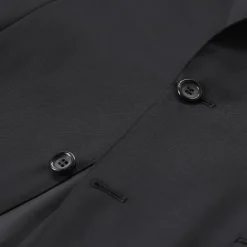 Canali Anzug aus Wolle schwarz Hosenanzug