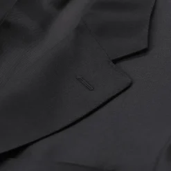 Canali Anzug aus Wolle schwarz Hosenanzug
