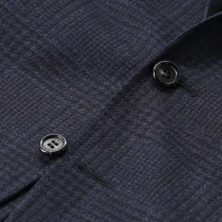 Canali Sakko aus Wolle blau Anzugjacke