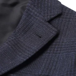 Canali Sakko aus Wolle blau Anzugjacke