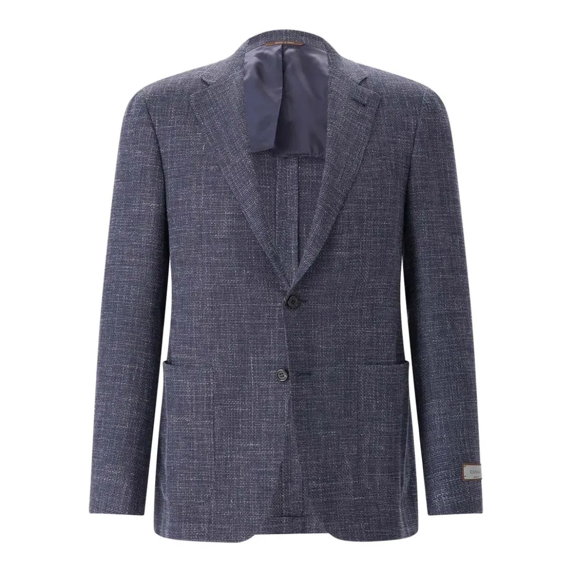 Canali Sakko aus Wollmix blau Anzugjacke