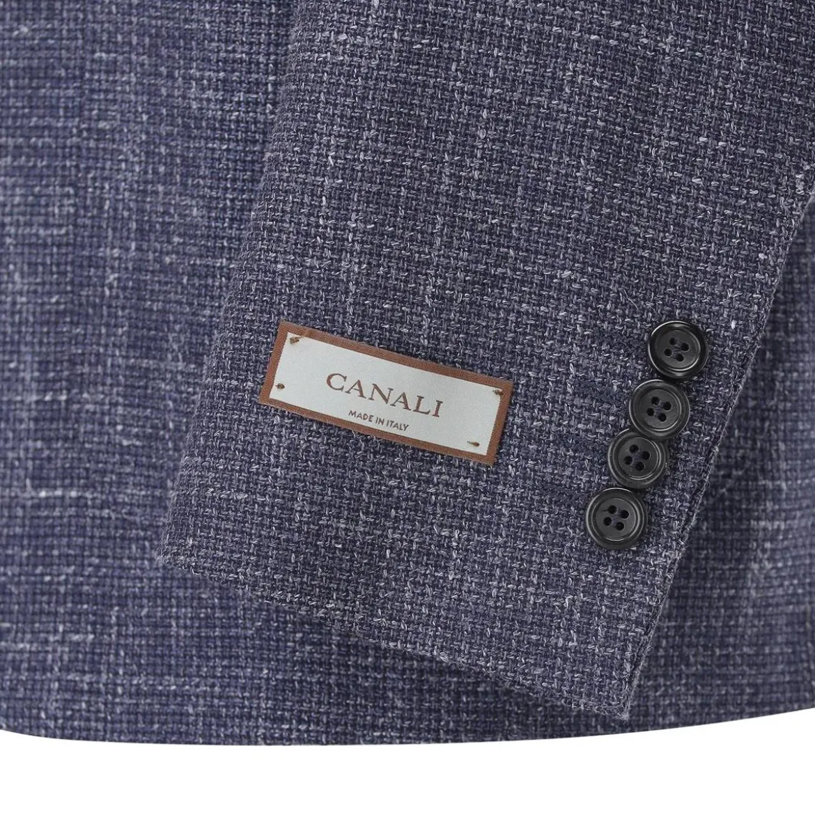 Canali Sakko aus Wollmix blau Anzugjacke
