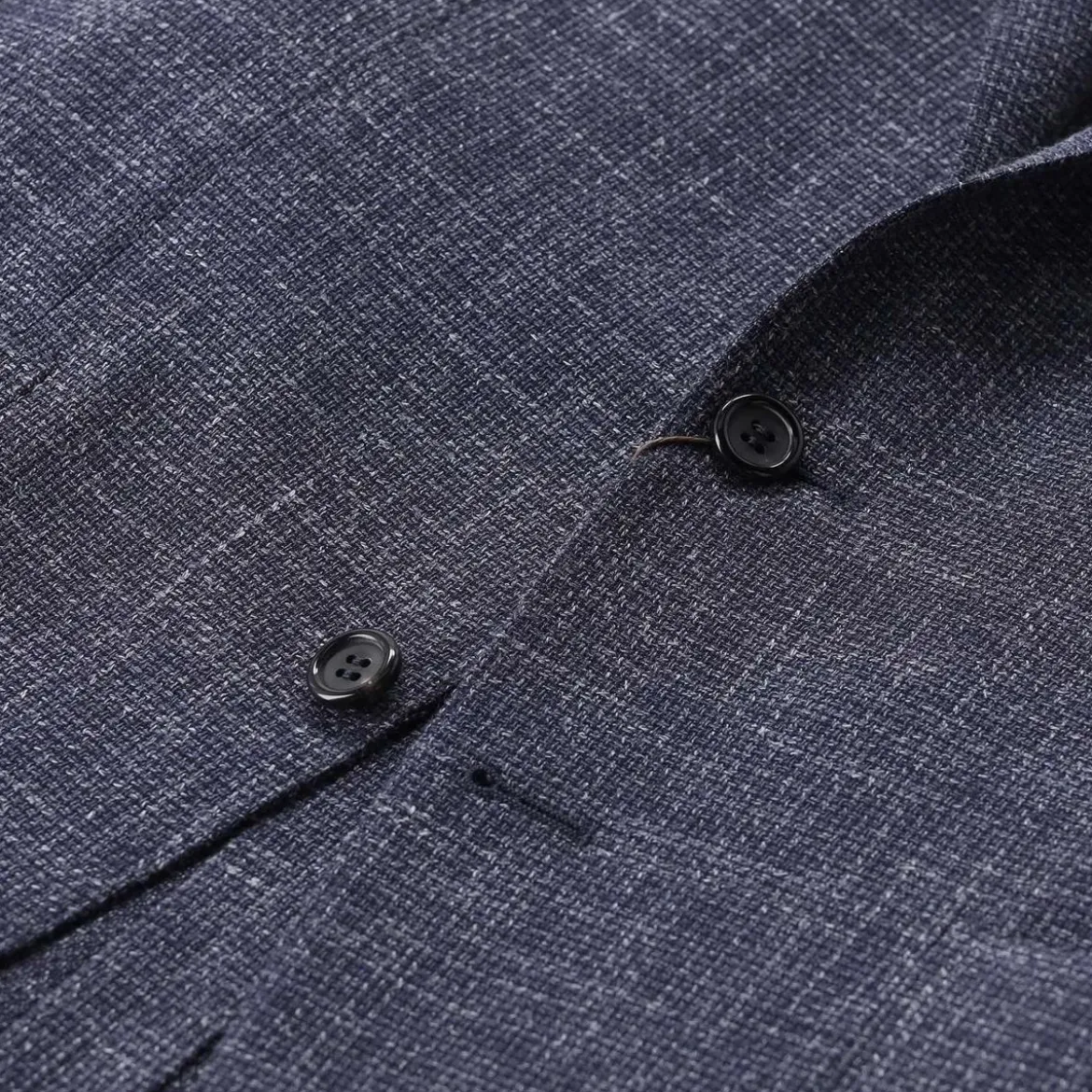 Canali Sakko aus Wollmix blau Anzugjacke