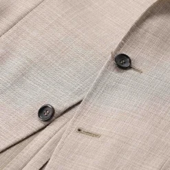 Canali Sakko Kei aus Wollmix braun Anzugjacke