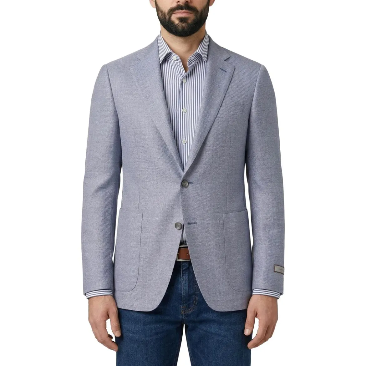 Canali Sakko Kei blau Anzugjacke