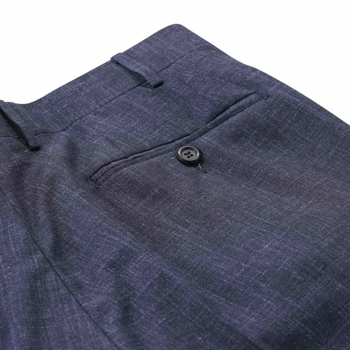 Canali Zweiteiliger Anzug Kei aus Wollmix blau Hosenanzug