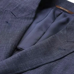 Canali Zweiteiliger Anzug Kei aus Wollmix blau Hosenanzug