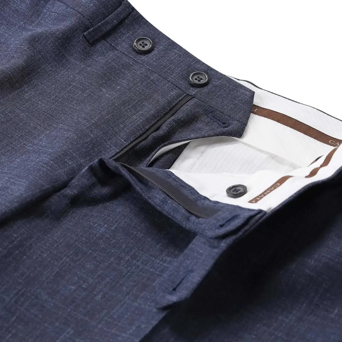 Canali Zweiteiliger Anzug Kei aus Wollmix blau Hosenanzug