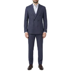 Canali Zweiteiliger Anzug Kei aus Wollmix blau Hosenanzug