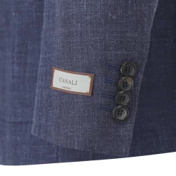 Canali Zweiteiliger Anzug Kei aus Wollmix blau Hosenanzug