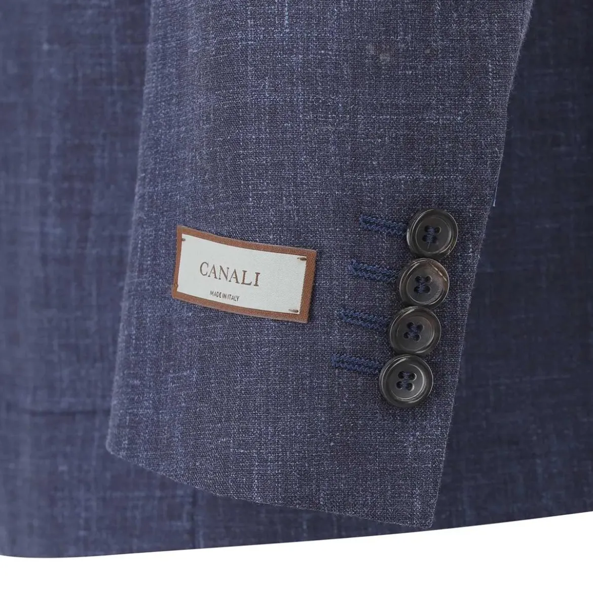 Canali Zweiteiliger Anzug Kei aus Wollmix blau Hosenanzug