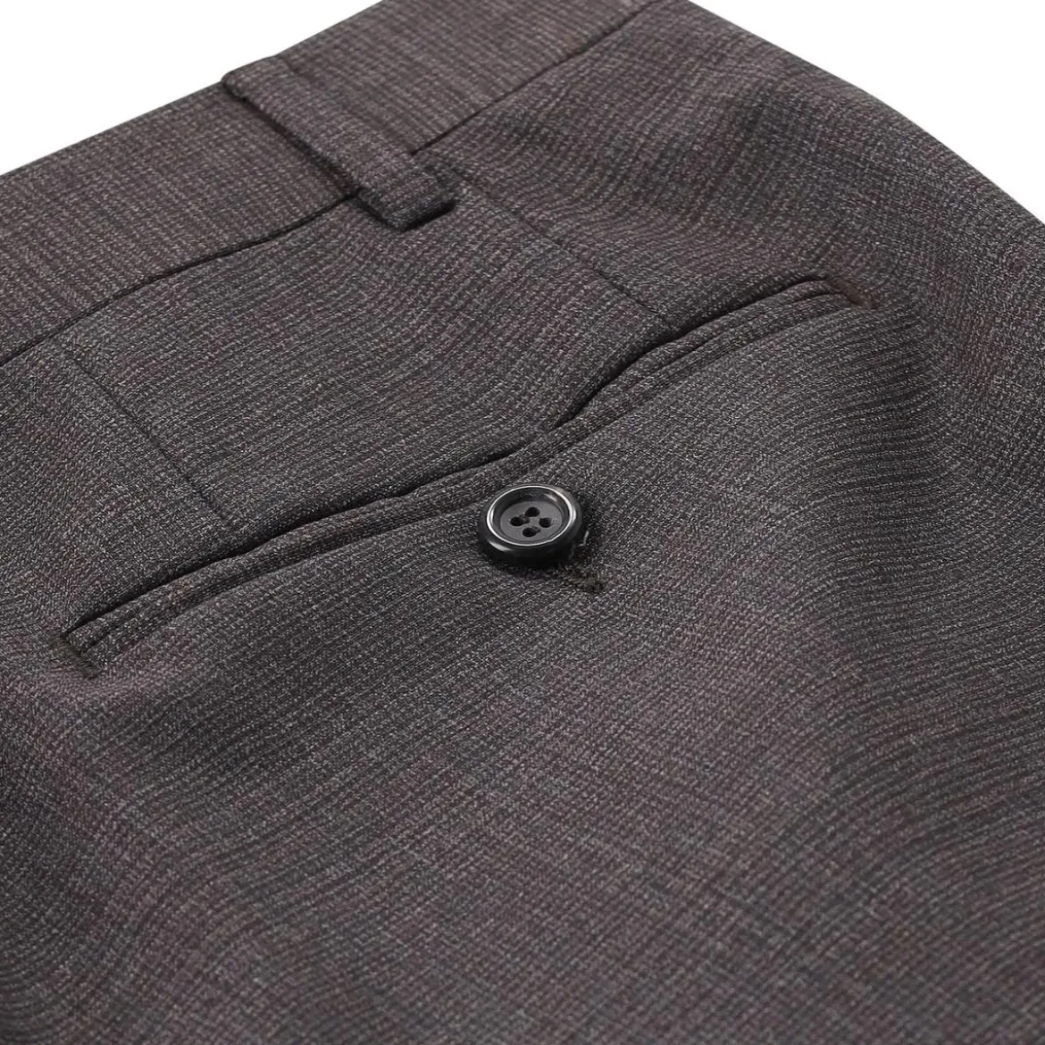 Canali Zweiteiliger Regular-Fit Anzug Kei braun Hosenanzug
