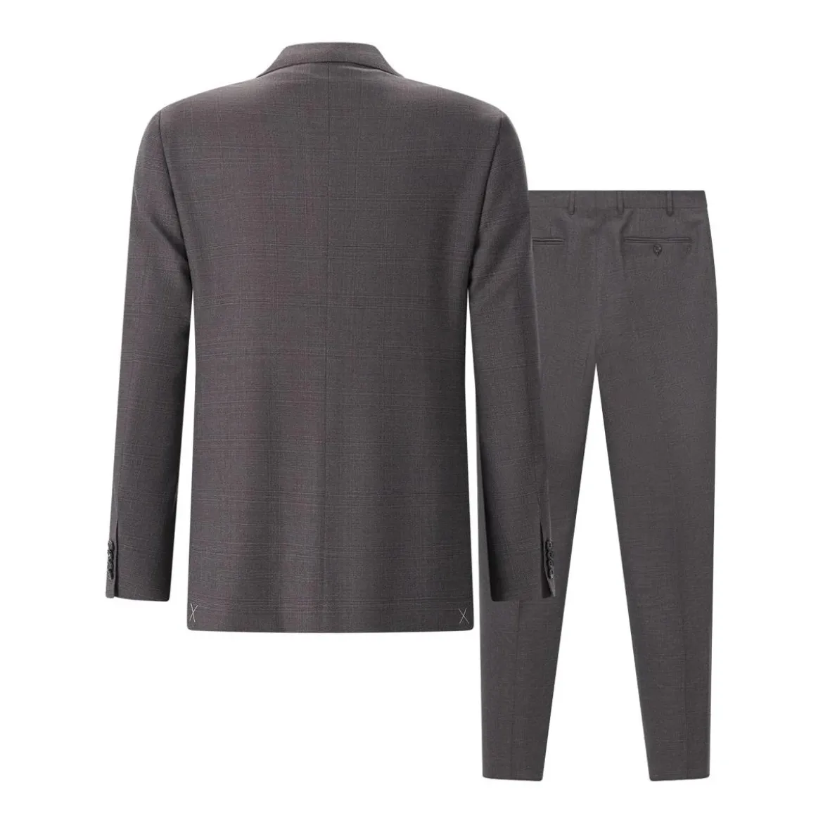 Canali Zweiteiliger Regular-Fit Anzug Kei braun Hosenanzug