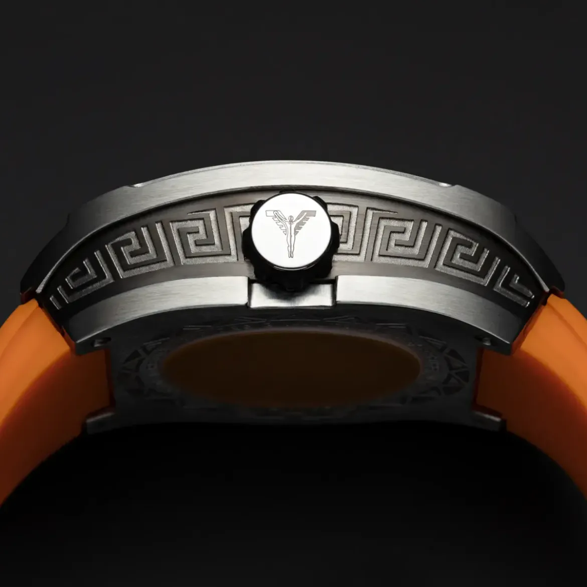 Carlo Colucci Automatikuhr CC100 . orange Automatikuhr