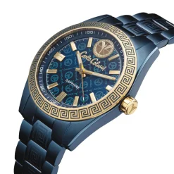 Carlo Colucci Herrenuhr CC300 . blau Quarzuhr