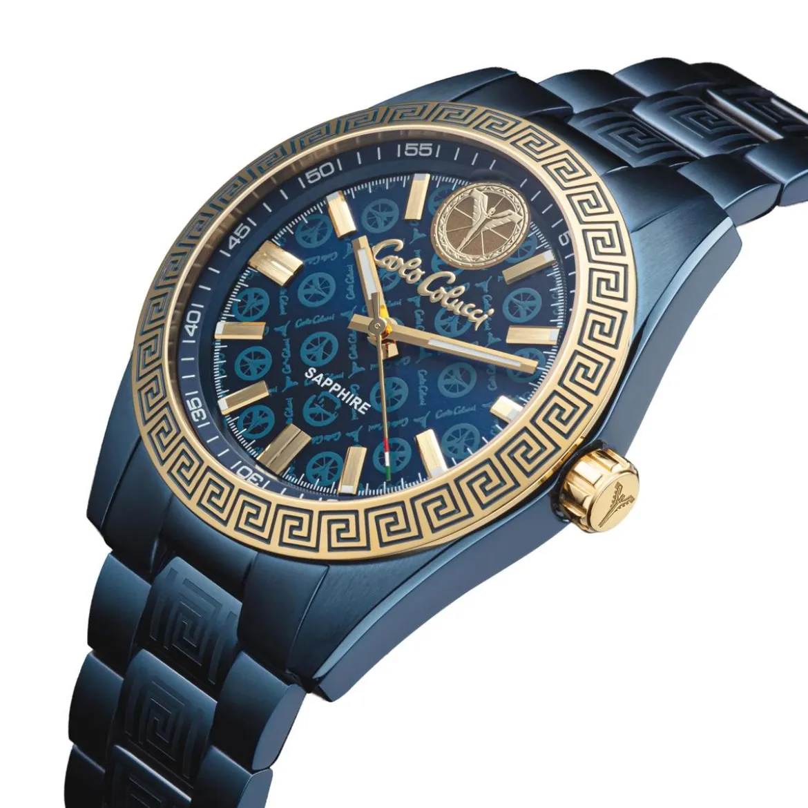 Carlo Colucci Herrenuhr CC300 . blau Quarzuhr
