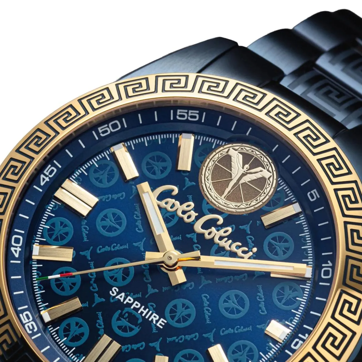 Carlo Colucci Herrenuhr CC300 . blau Quarzuhr