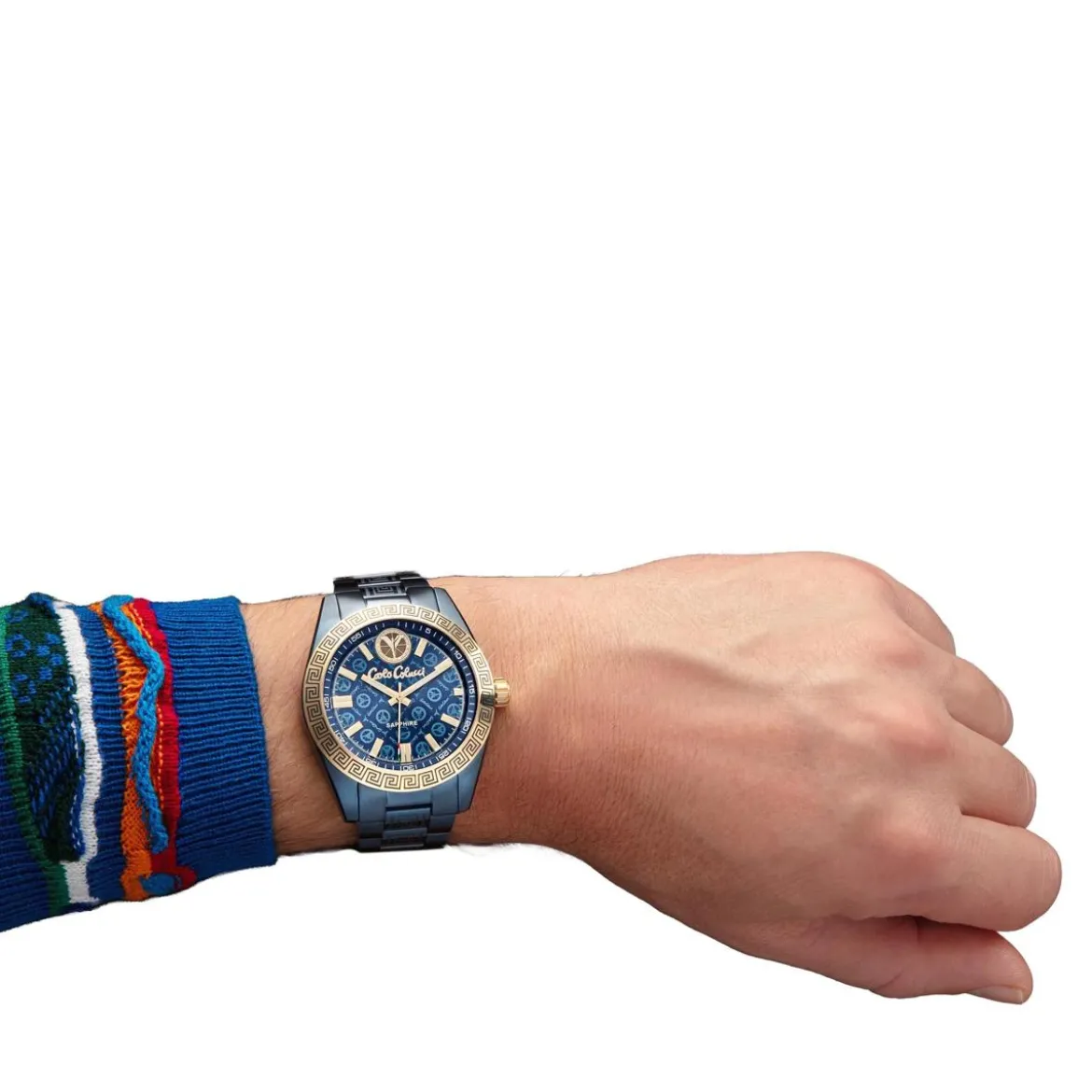 Carlo Colucci Herrenuhr CC300 . blau Quarzuhr