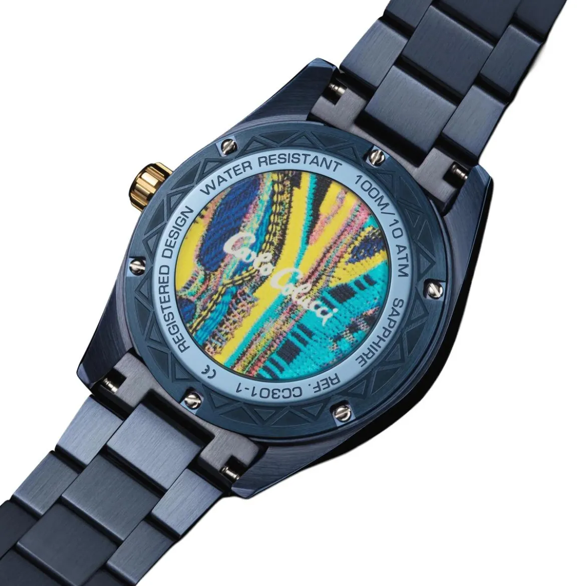 Carlo Colucci Herrenuhr CC300 . blau Quarzuhr