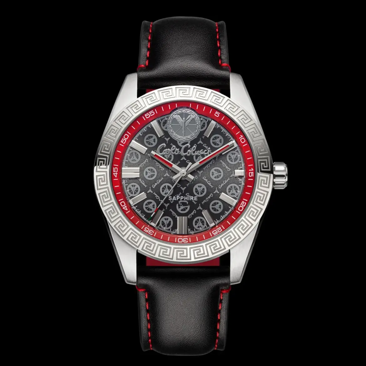Carlo Colucci Herrenuhr CC300 . schwarz Quarzuhr