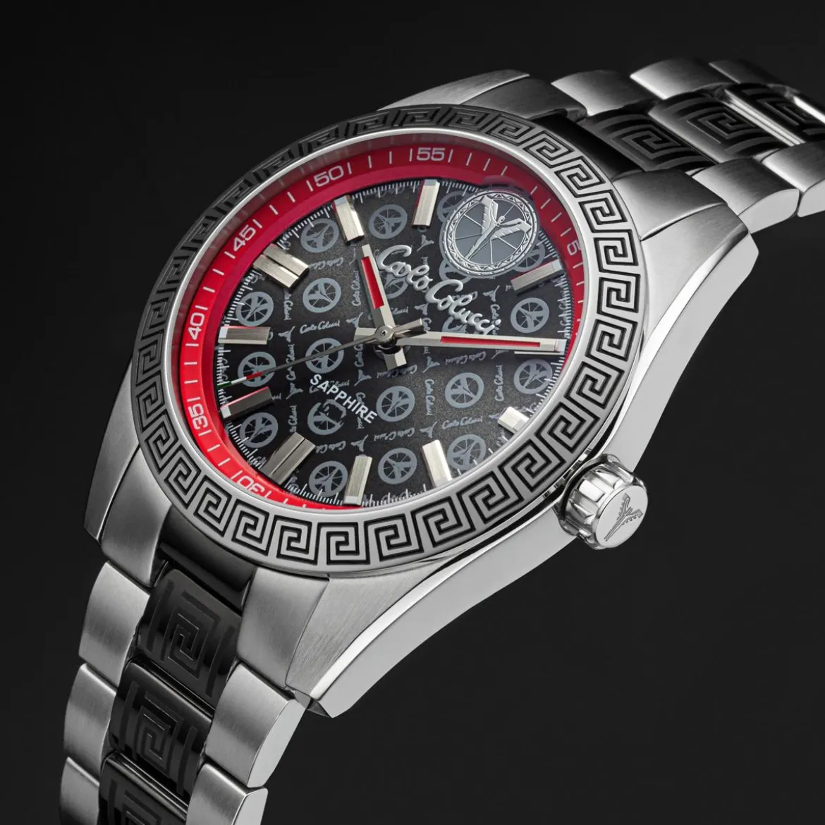 Carlo Colucci Herrenuhr CC300 . silber Quarzuhr