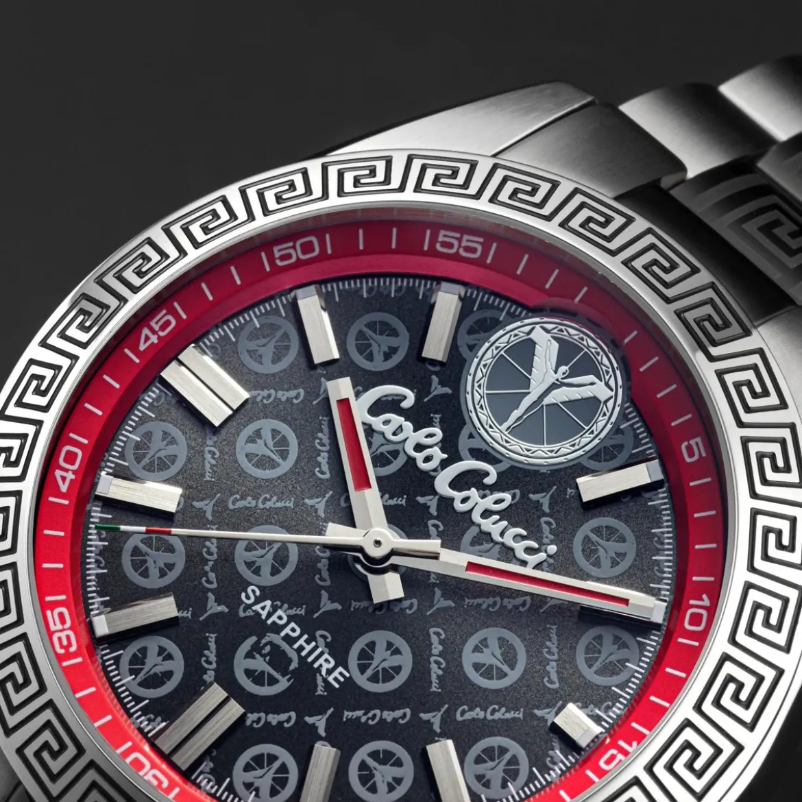 Carlo Colucci Herrenuhr CC300 . silber Quarzuhr