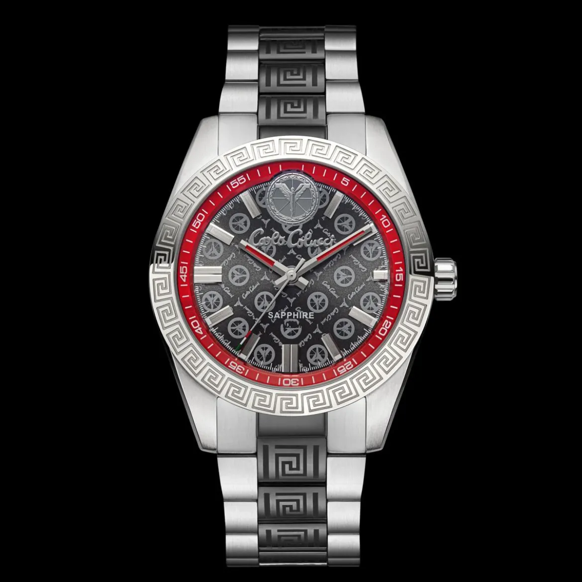 Carlo Colucci Herrenuhr CC300 . silber Quarzuhr