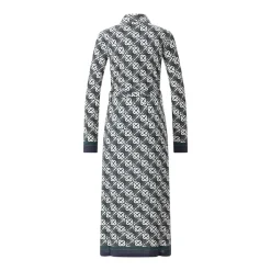 Casablanca Blusenkleid in Maxi-Länge grün Maxikleid