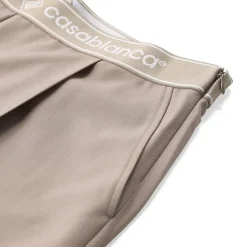 Casablanca Bundfaltenhose aus Wolle braun Stoffhose