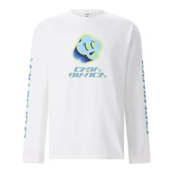Casablanca Langarmshirt Smile Future weiß T-Shirt