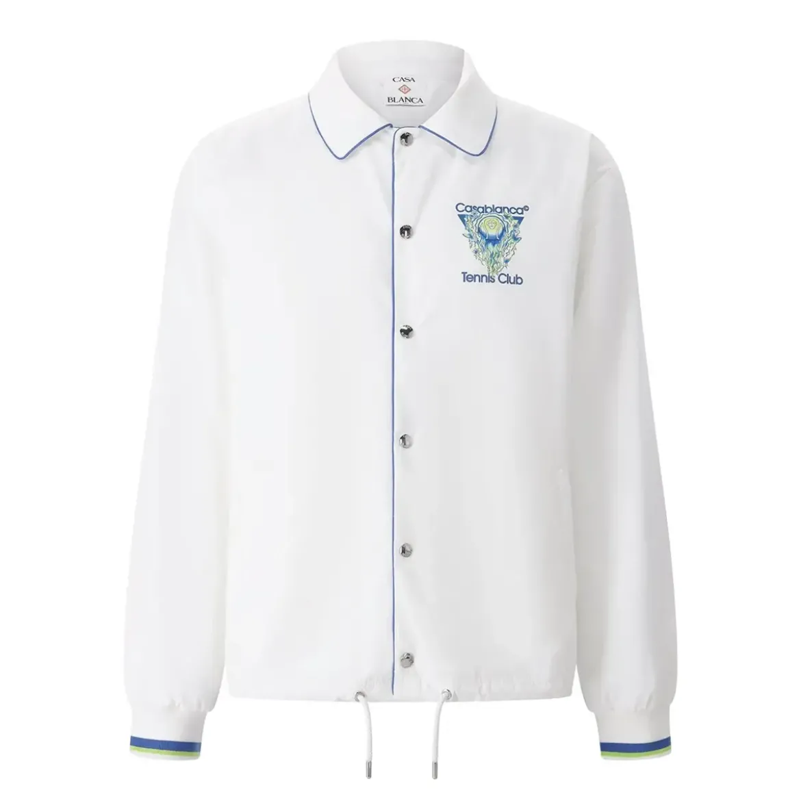 Casablanca Leichte Jacke mit Print weiß Übergangsjacke