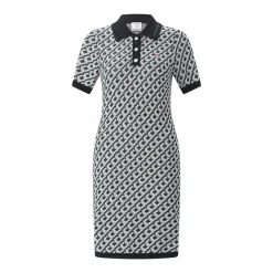 Casablanca Midi-Kleid mit Polo-Kragen grün Minikleid