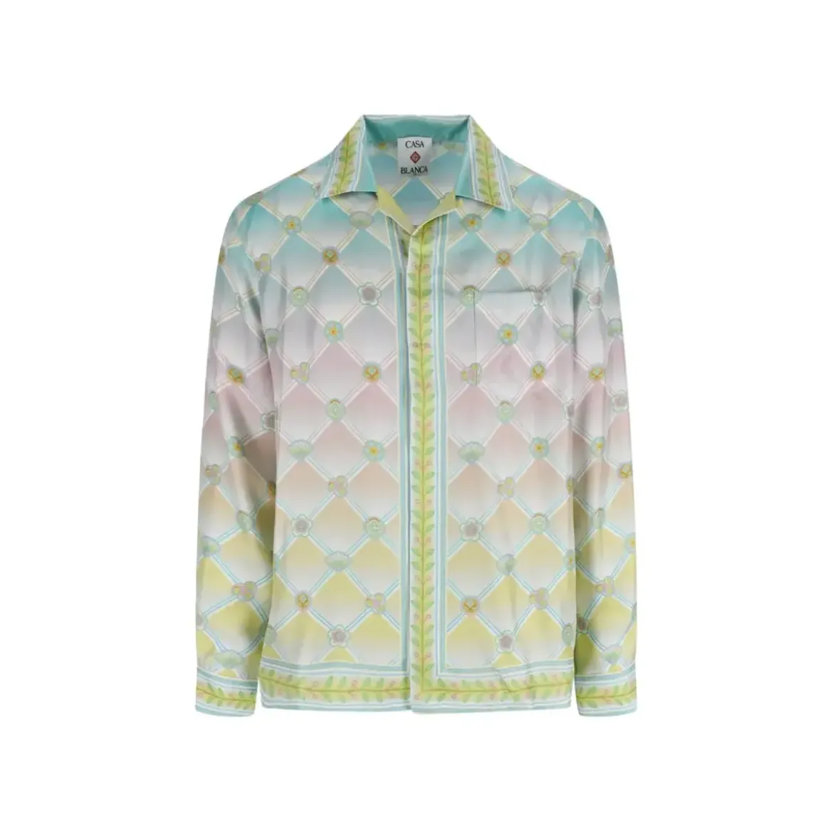 Casablanca Seidenhemd mit Muster Multicolor Hemd