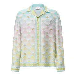 Casablanca Seidenhemd mit Muster Multicolor Hemd