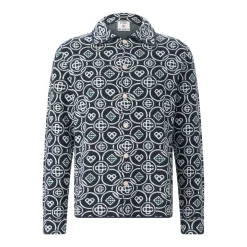 Casablanca Strickhemd aus Baumwolle blau Hemd
