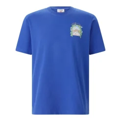 Casablanca T-Shirt mit Print blau T-Shirt
